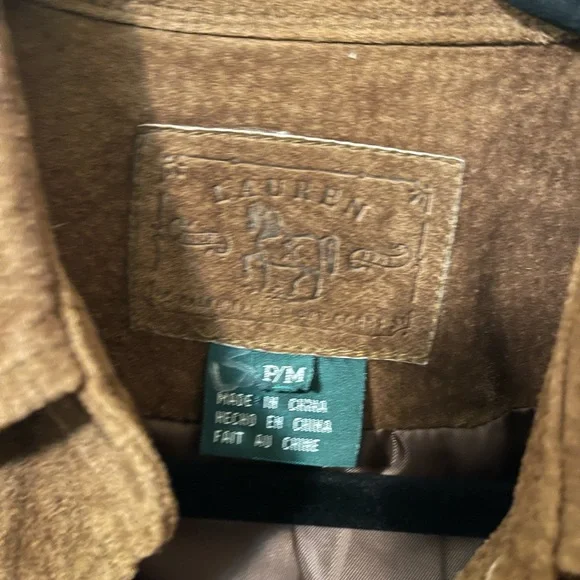 Ralph Lauren Brown Suede Safari Jacket - Picture 5 of 16